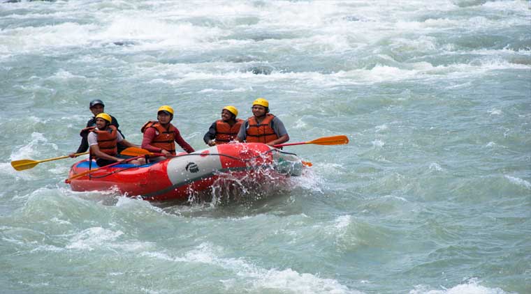 Rafting in Rishikesh with trekking in Himalayas